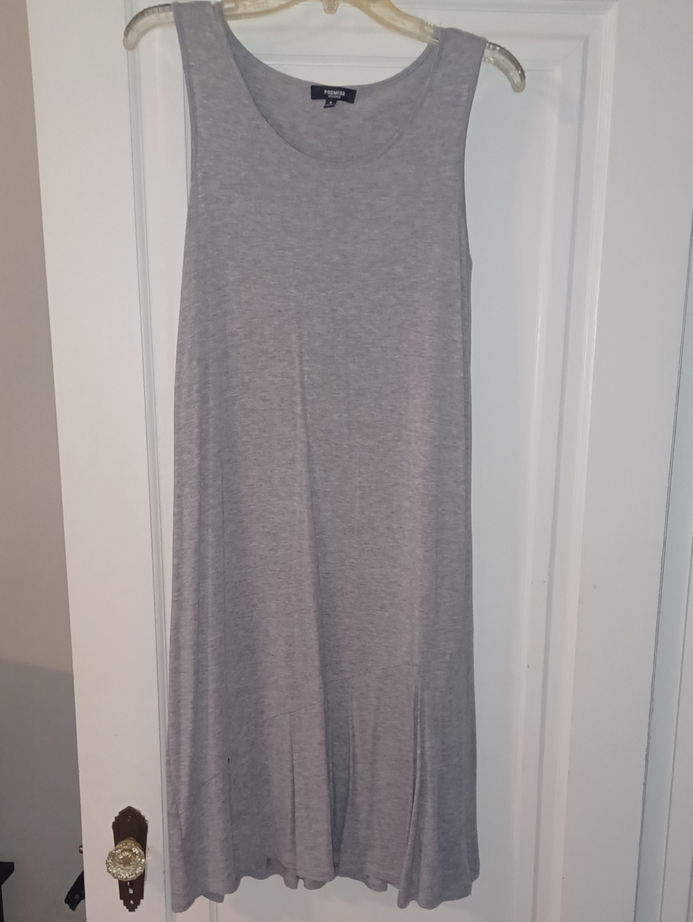 Premise Light Grey Sleeveless Swing Dress